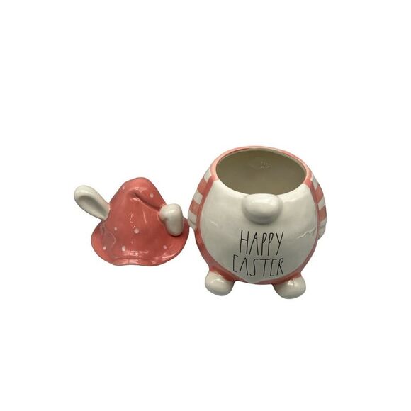 Rae Dunn Happy Easter Bunny Gnome Canister - Picture 2 of 2